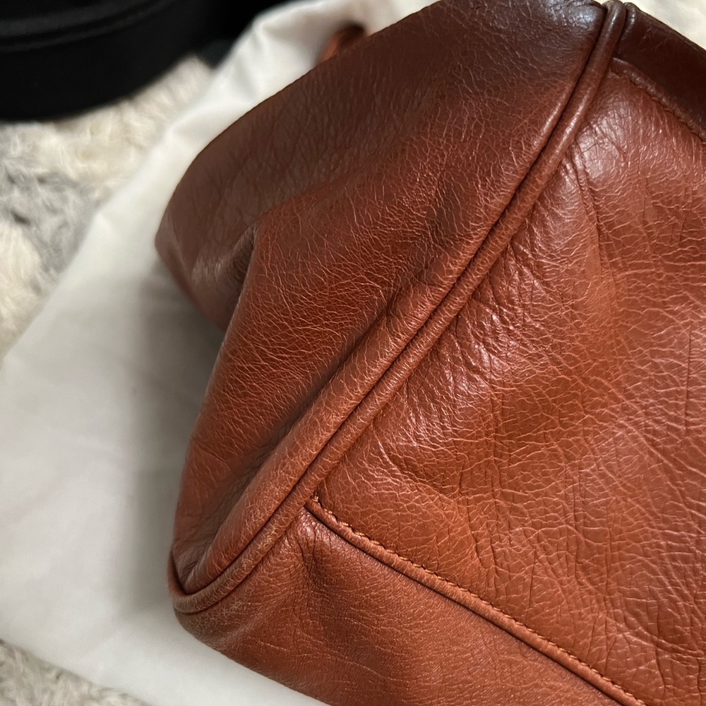 Authentic Balenciaga Motocross Classic Velo Bag in Caramel brown gold hardware - Picture 9 of 9
